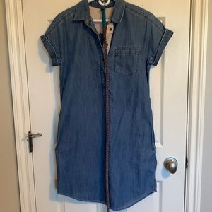 Fossil denim dress with pockets